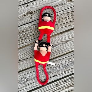 2/$10 NEW Petsmart Circus Act Trapeze Brothers Dog Rope Chew Pull Tug Toy NEW